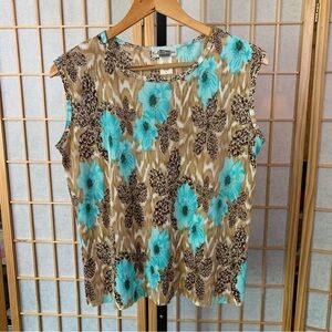 Vintage E. K. Designs Sleeveless Blouse